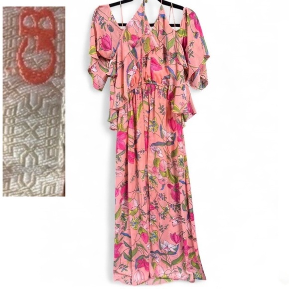 Gianni Bini Romantic Wedding Guest Ready Floral Blossom Maxi Airy Romper Size XS - Picture 3 of 12